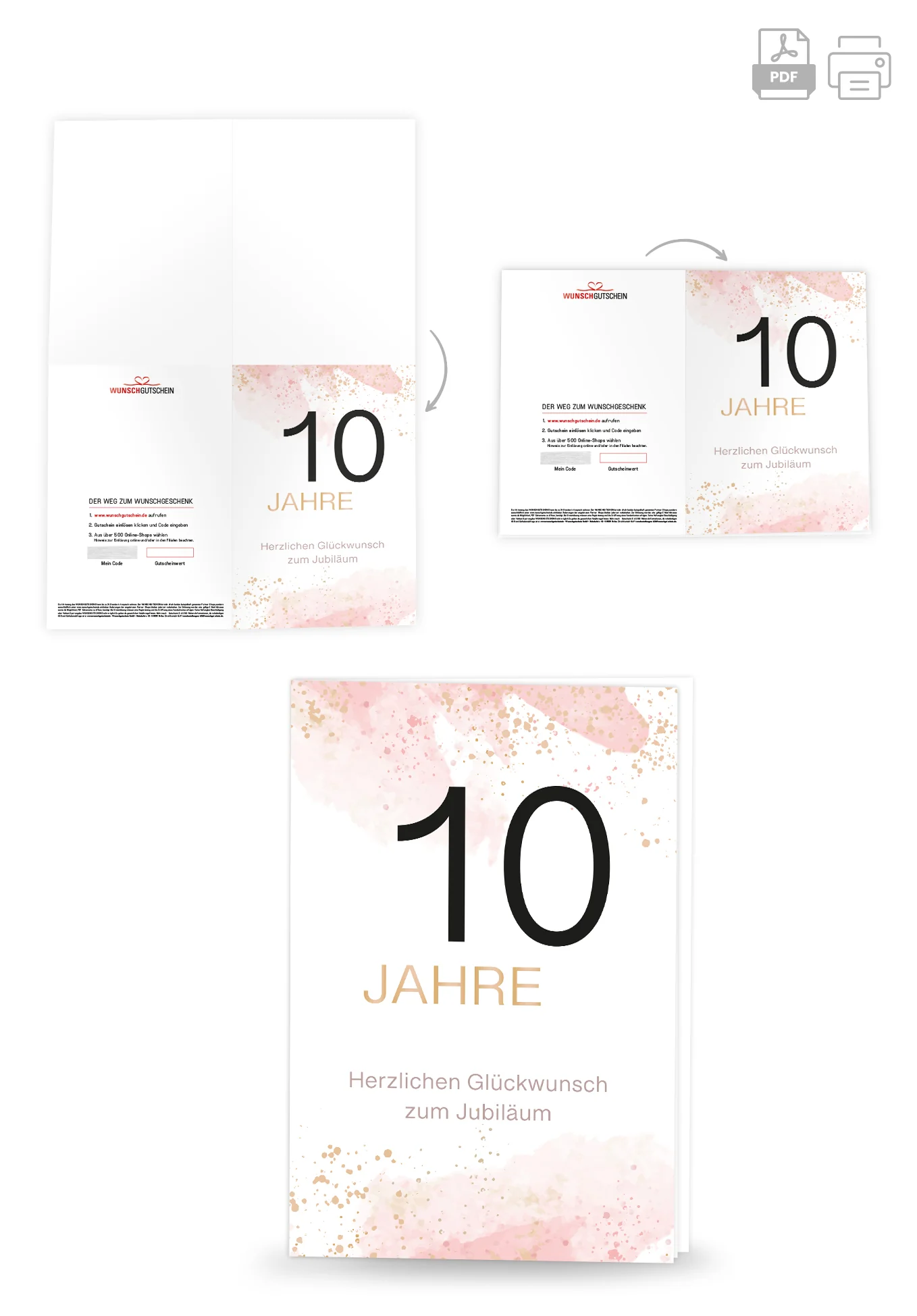 10 Jahre Jubiläum - Rosa Gold - Image 4