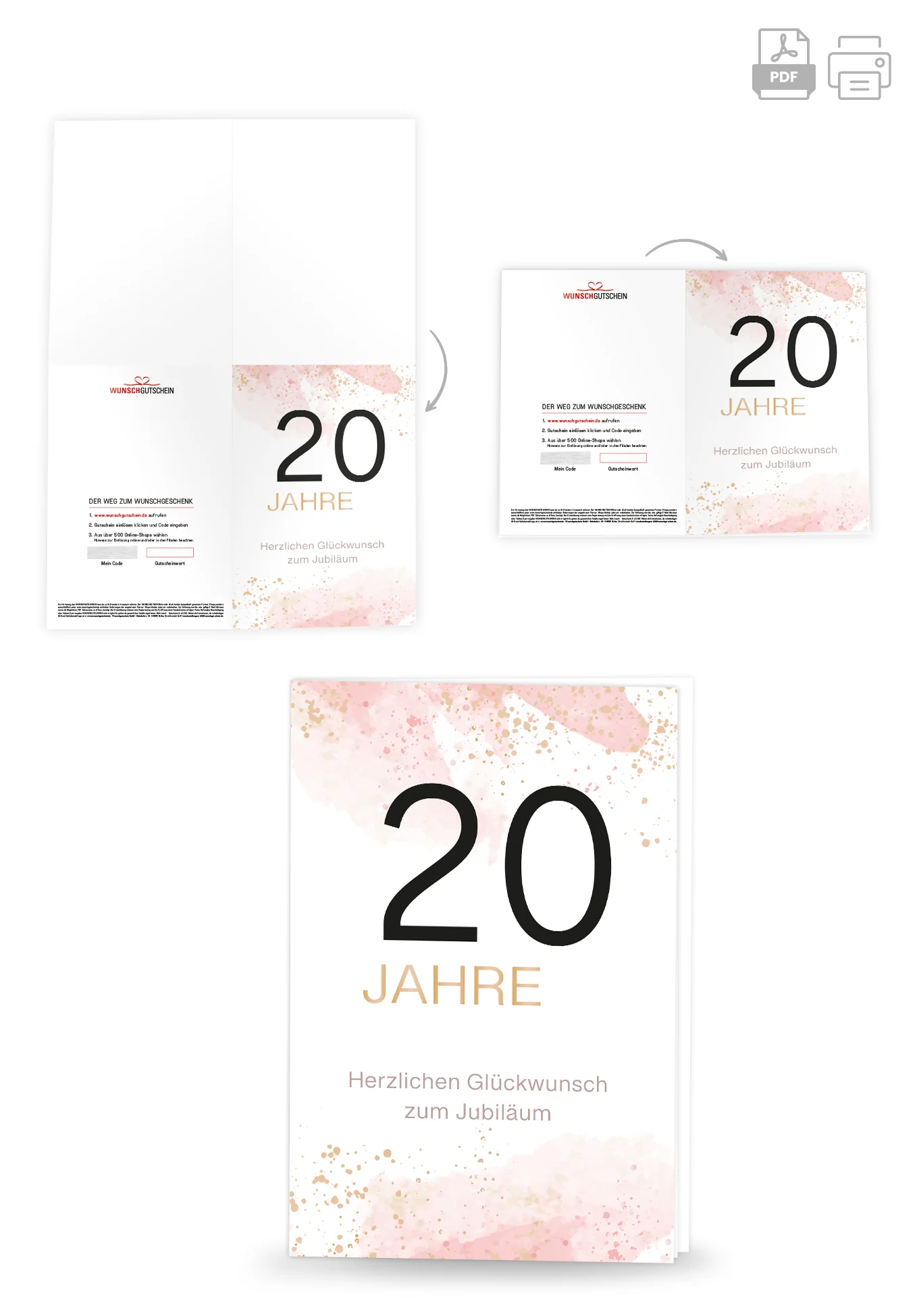 20 Jahre Jubiläum - Rosa Gold - Image 4