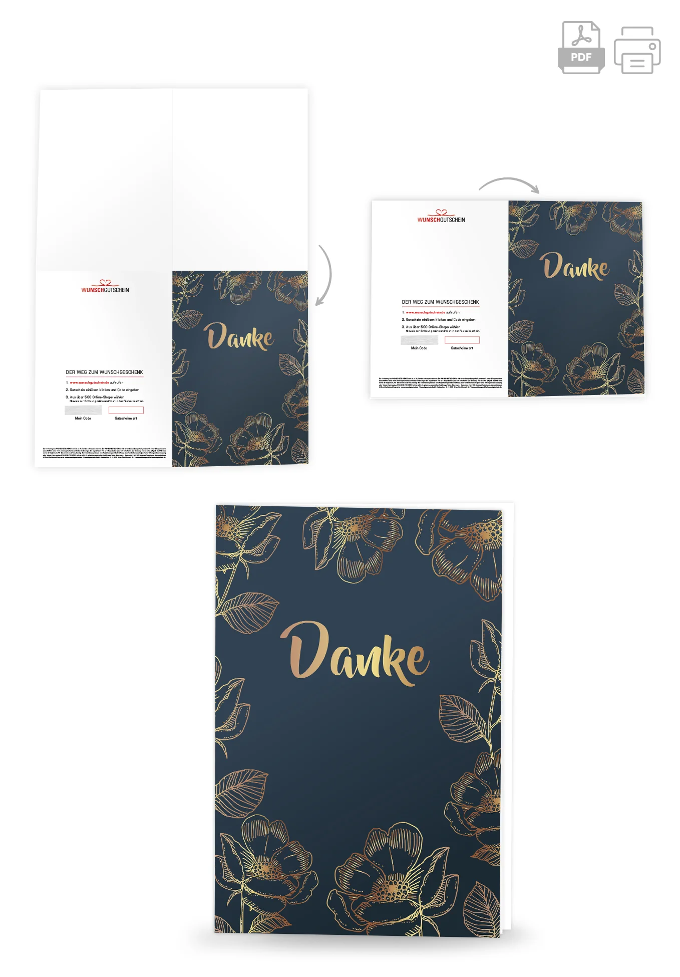 Danke - Blau Gold - Image 4