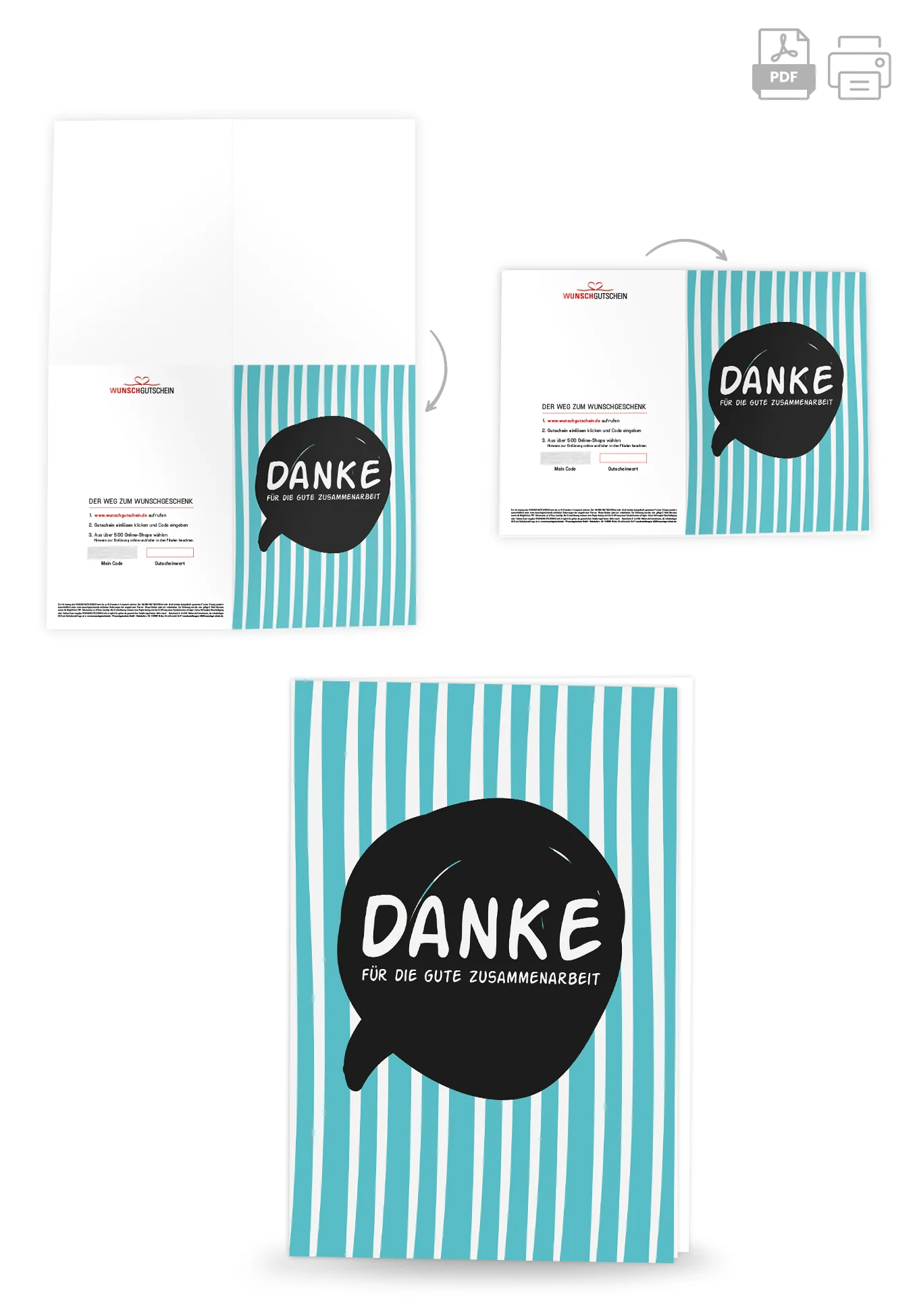 Danke Zusammenarbeit - Sprechblase - Image 4