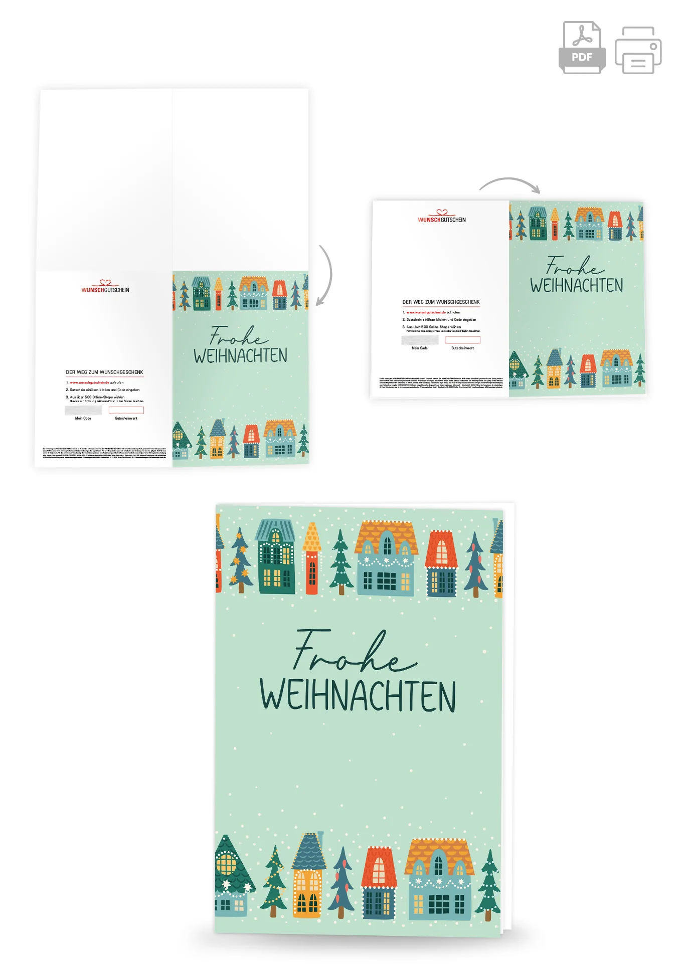 Frohe Weihnachten - Häuser - Image 4