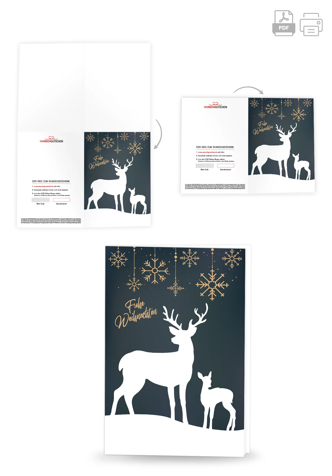 Frohe Weihnachten - Rentier - Image 4