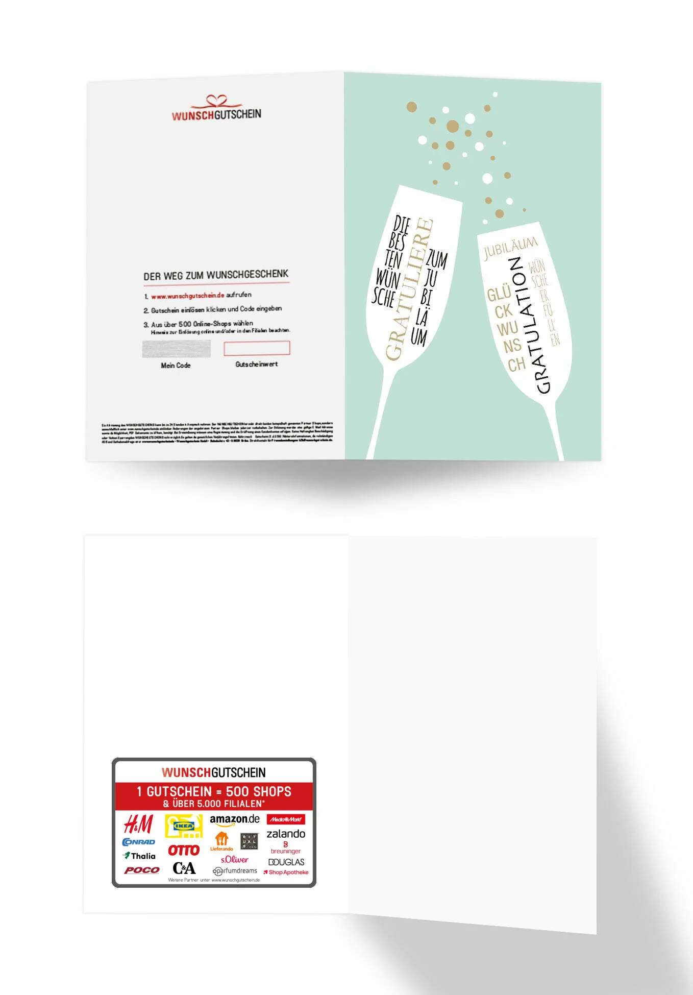 Gratulation - Jubiläum Grün - Image 3