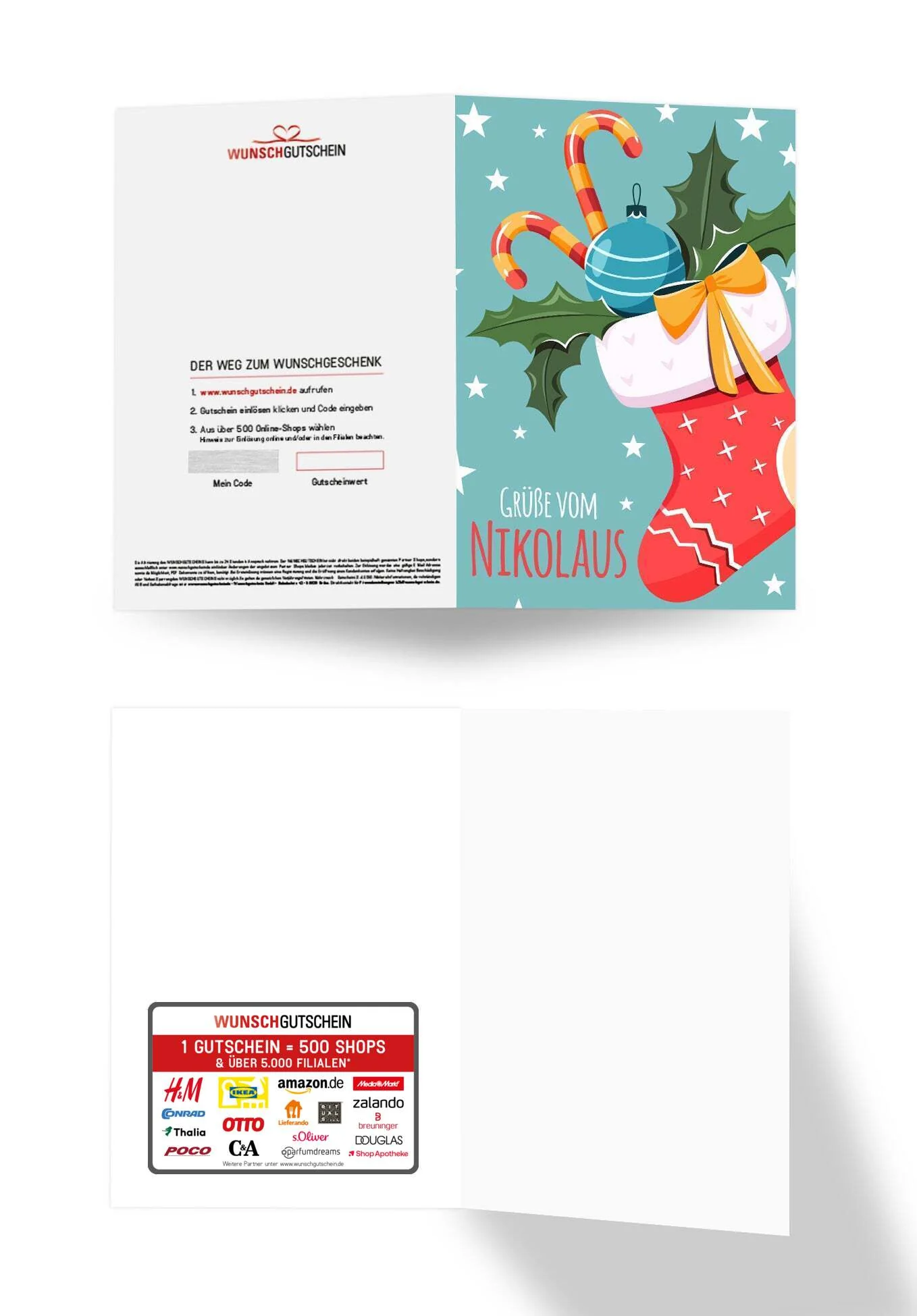 Grüße vom Nikolaus - Strumpf - Image 3