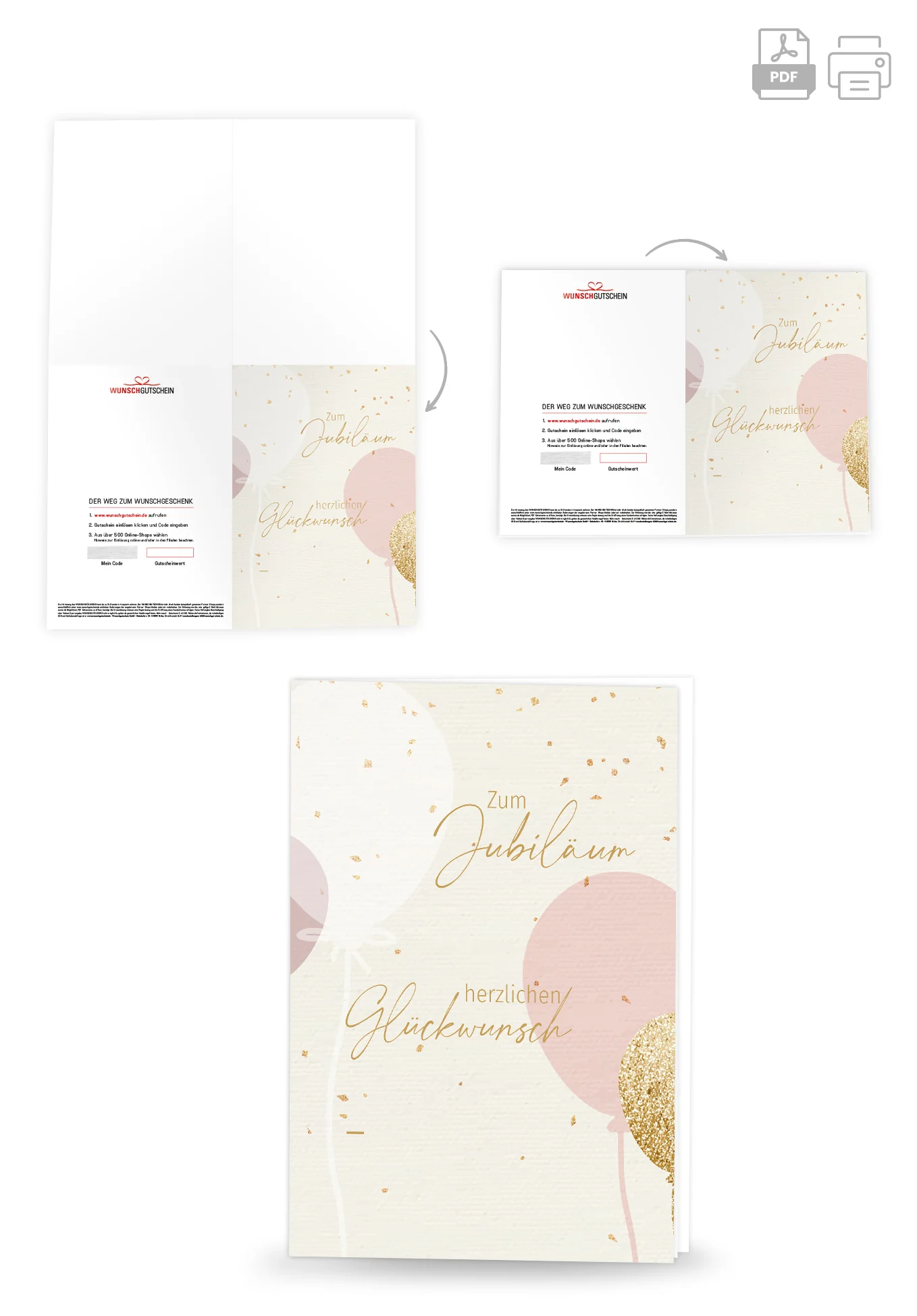 Jubiläum - Ballons Rosa - Image 4