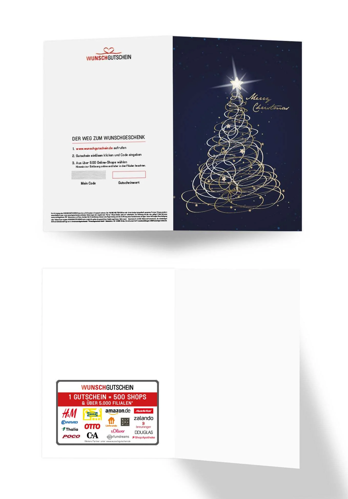 Merry Christmas - Tannenbaum Blau - Image 3