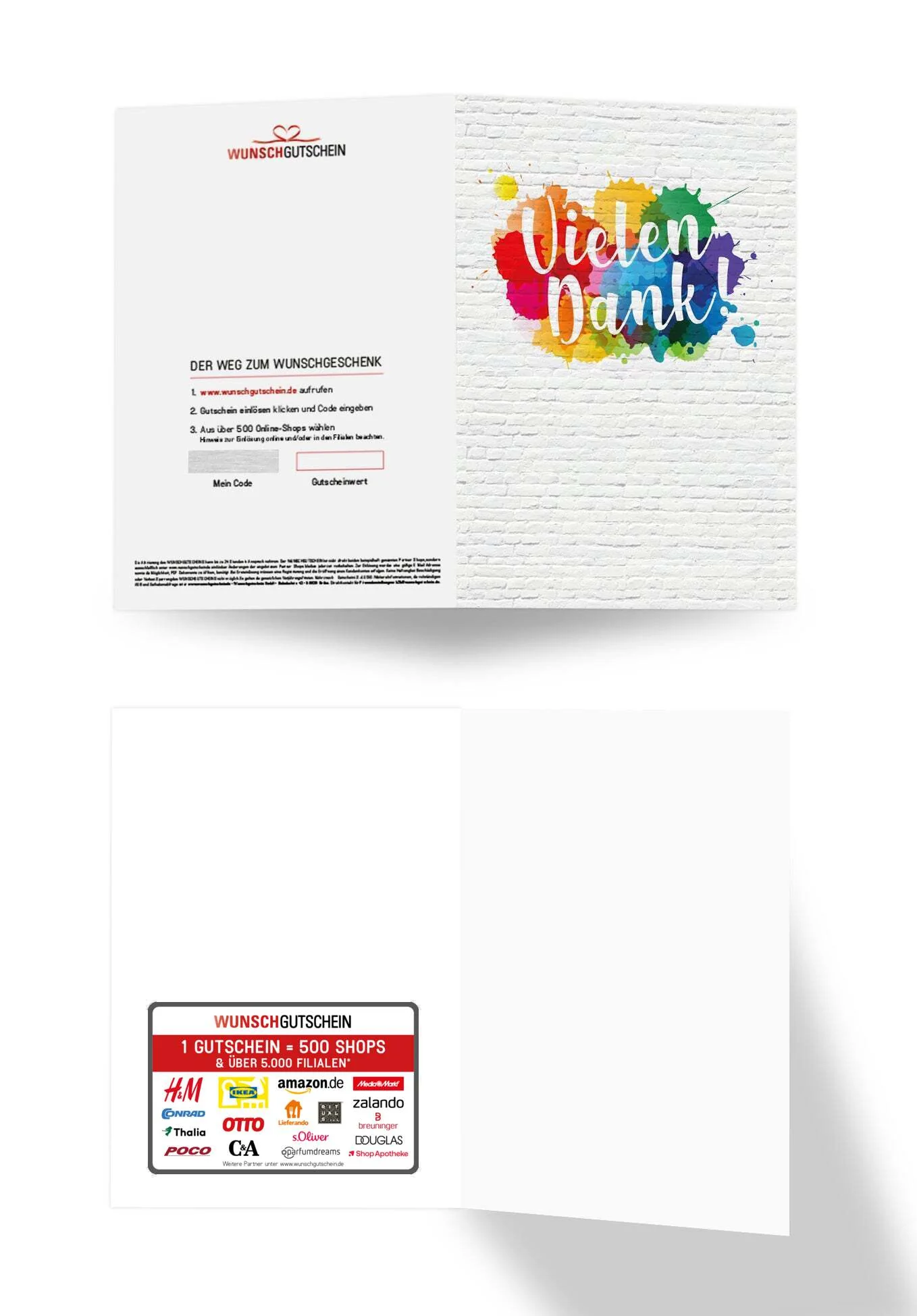 Vielen Dank - Bunter Farbklecks - Image 3