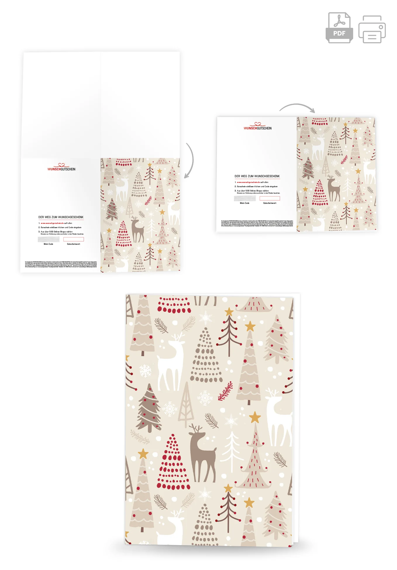 Weihnachtsbäume Beige - Image 4